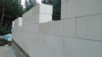 Стены из газобетона